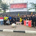 PC PMII Nganjuk Gelar Aksi Solidaritas di Depan Polres: Kecam Tindakan Represif, Tuntut Reformasi Total Polri DEMO PMII