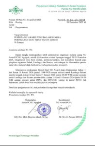 Pengumuman NU Award
